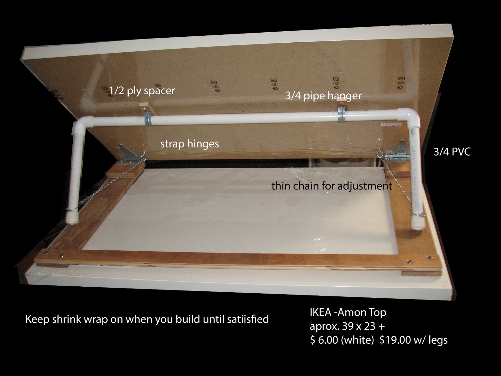 plans to build a drawing table